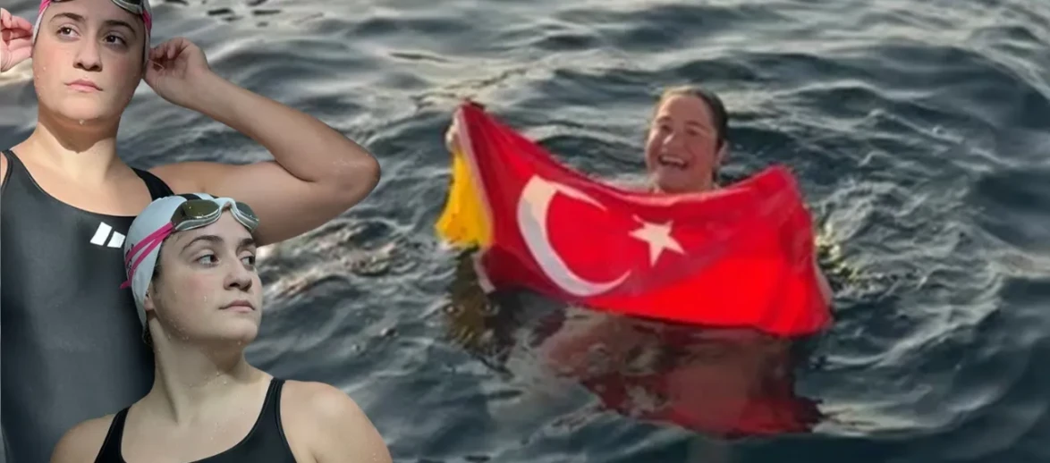 Aysu Türkoğlu Tsugaru Kanalı'nı Yüzerek Geçti