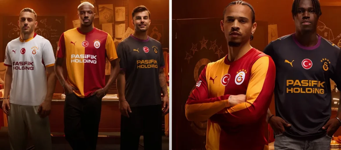 Galatasaray'ın Yeni Sezon Formaları Tanıtıldı