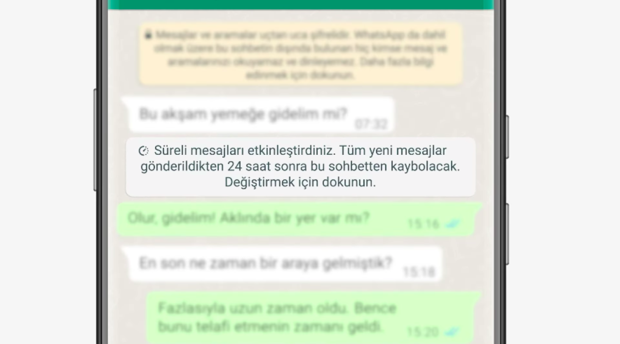 WhatsApp yeni özelliğini duyurdu! Süreli mesajlar nedir, nasıl kullanılır? 3