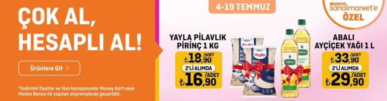 Migros indirim kataloğu yayımladı: 1 kilo tereyağı 155 TL,  süzme peynir 49.90 TL,  ayçiçek yağı 129.90 TL! Duyan koşuyor! 2