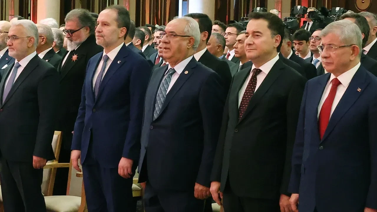 Beştepe'deki 29 Ekim Cumhuriyet Bayramı Programında Dikkat Çeken Fotoğraf