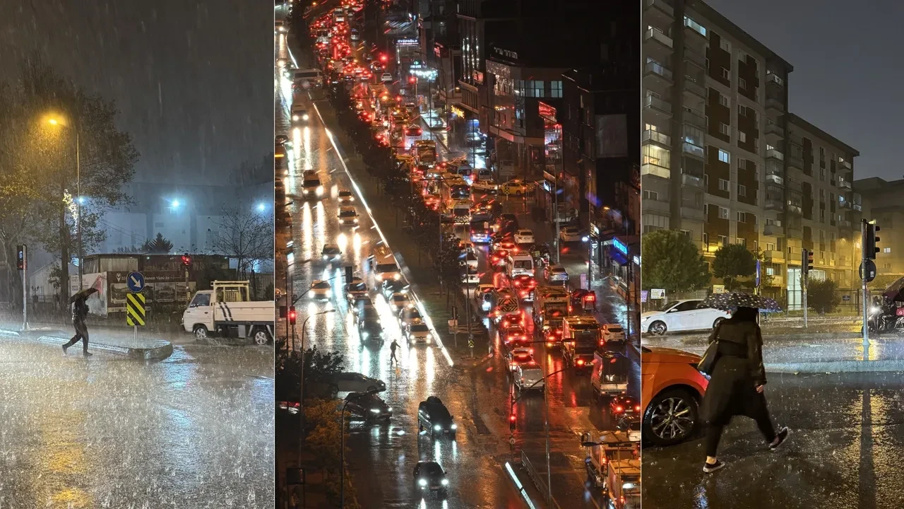 İstanbul’da Beklenen Kuvvetli Sağanak Başladı