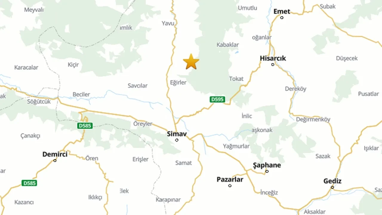 AFAD Son Depremler: Kütahya Simav’da Deprem Oldu İstanbullular da Hissetti