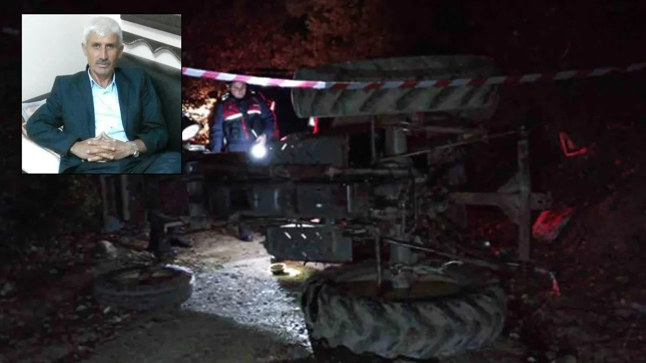 Tokat'ta Devrilen Traktörün Sürücüsü Öldü