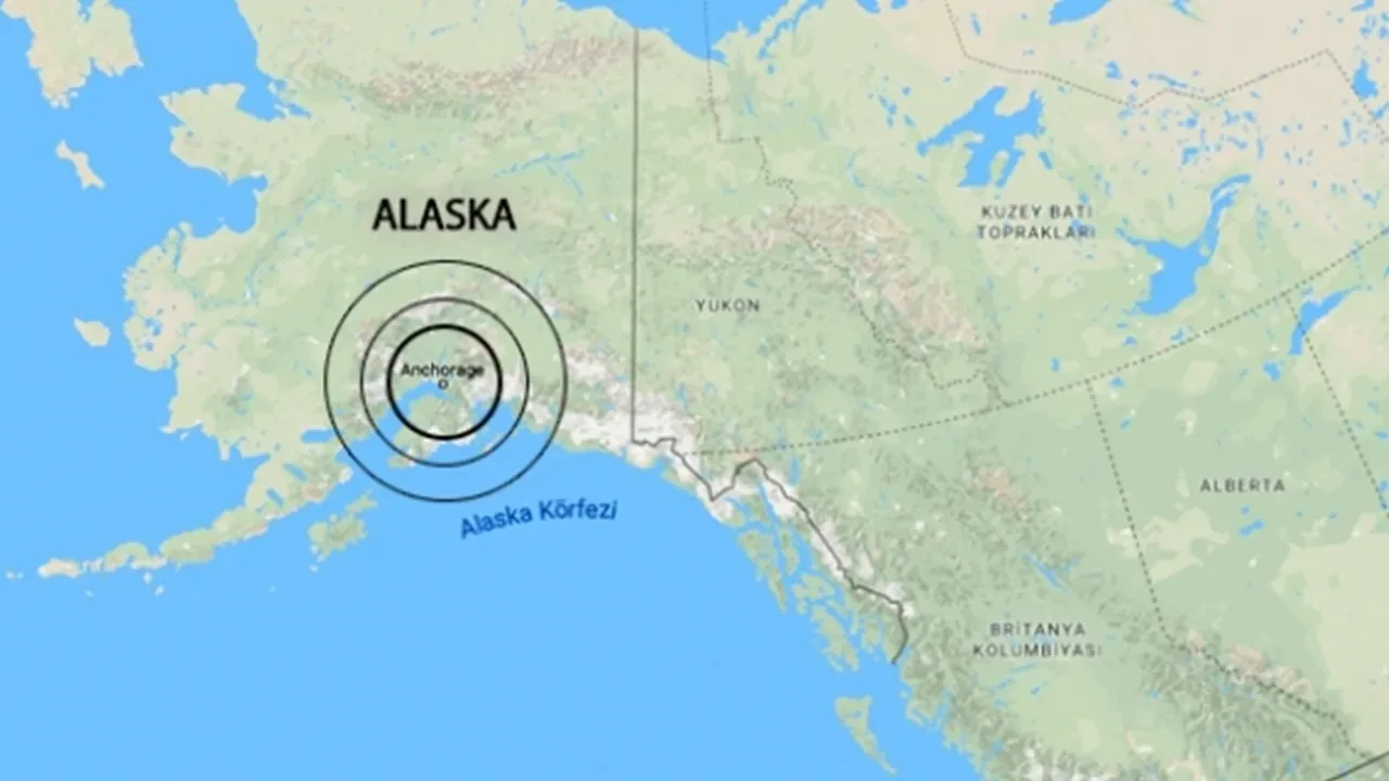 Alaska'da Korkutan Sarsıntı! 7 Büyüklüğünde Deprem