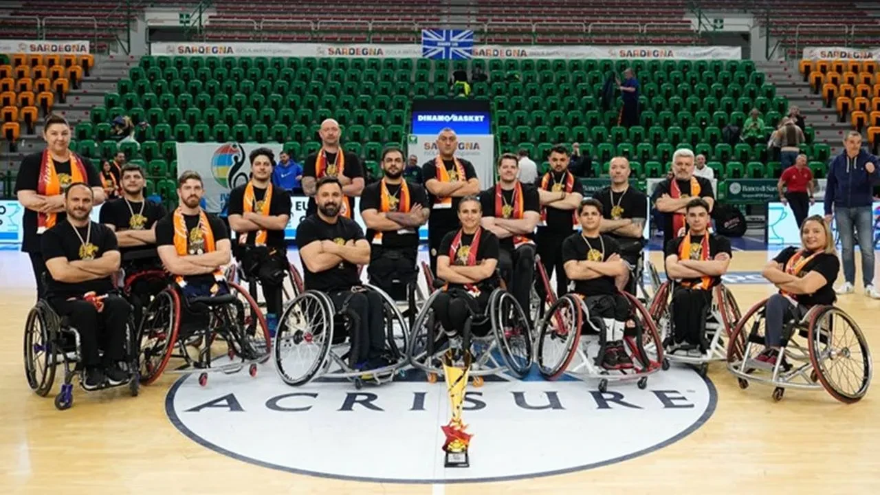 Galatasaray Fuzul Tekerlekli Sandalye Basketbol Takımı EuroCup 1 Şampiyonu Oldu