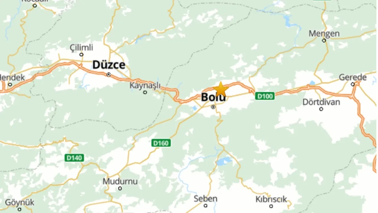 AFAD Duyurdu: Bolu’da Gece Yarısı Deprem Oldu... İşte Büyüklüğü