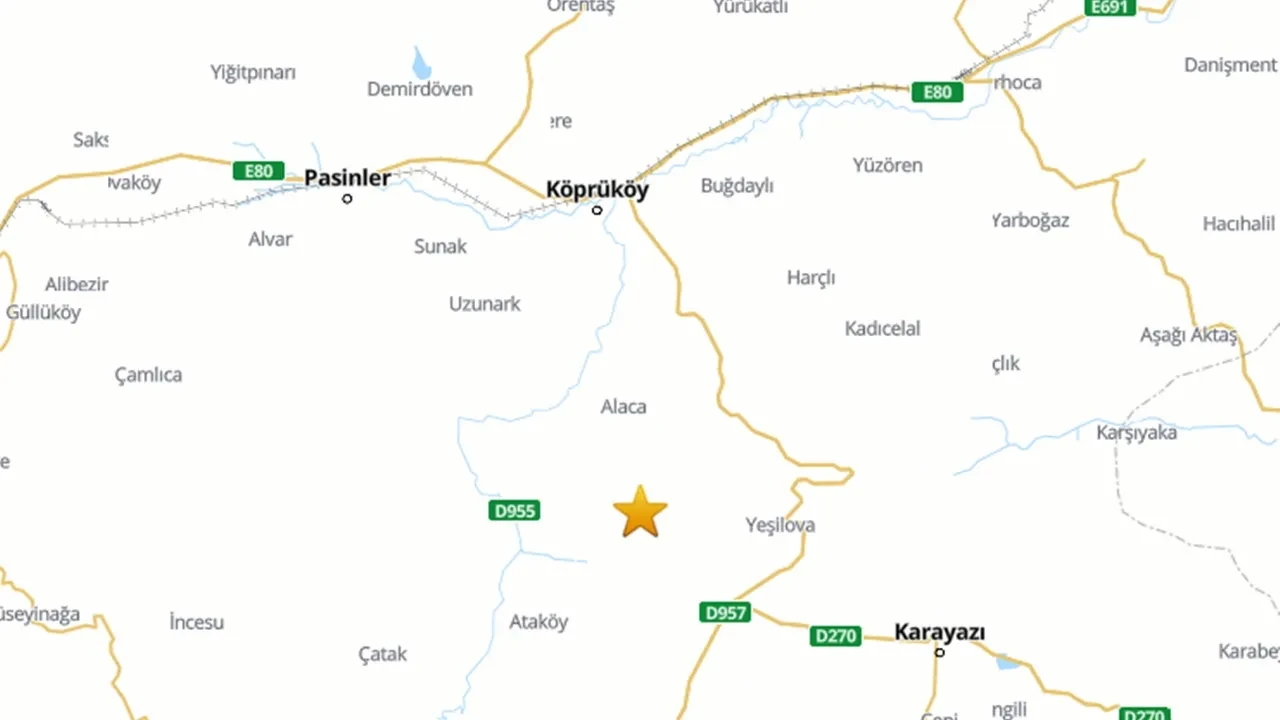 Bursa'dan Sonra Erzurum da Sallandı: 4.1 Büyüklüğünde Deprem