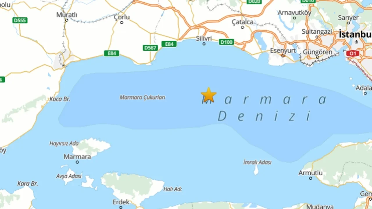 Silivri Açıklarında Yeni Deprem Oldu: İstanbul'dan Hissedildi