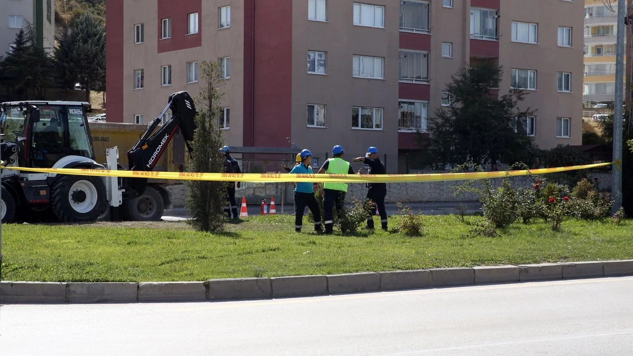 Kastamonu'da Elektrik Altyapı Çalışması Sırasında Doğal Gaz Borusu Delindi