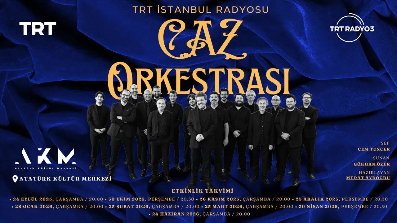 TRT İstanbul Radyosu Caz Orkestrası Konserleri Başlıyor