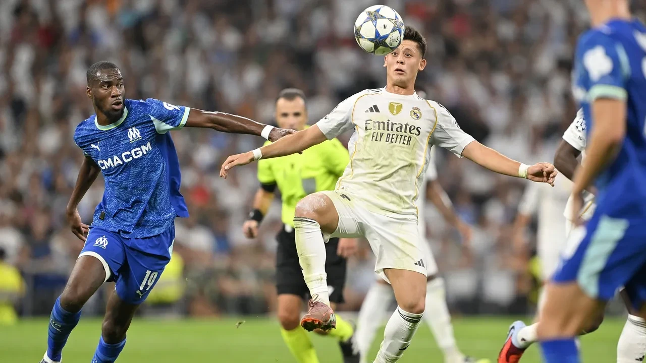Şampiyonlar Ligi: Real Madrid 2-1 Marsilya | Arda Güler 75 Dakika Sahada Ter Döktü