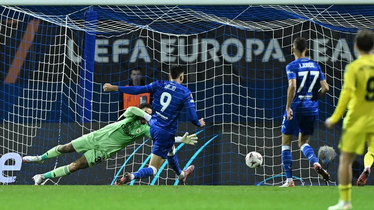 Avrupa Ligi'nde Fenerbahçe'ye Kötü Başlangıç: Dinamo Zagreb 3-1 Mağlup Etti