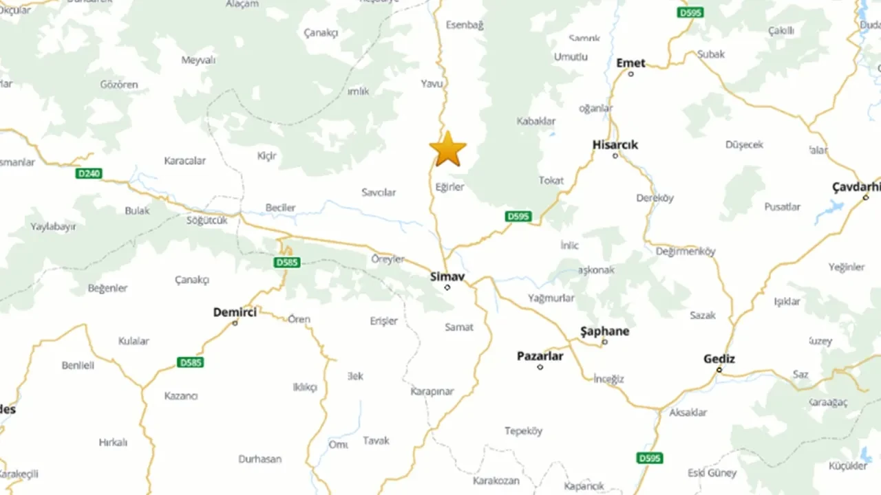 Kütahya’nın Simav İlçesinde Korkutan Deprem