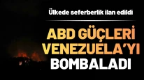 ABD Ordusu, Venezuela’nın Başkentini Bombaladı
