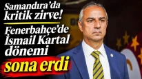 Fenerbahçe'de İsmail Kartal Şoku