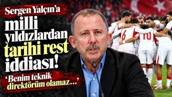 A Milli Takım'da Sergen Yalçın Krizi