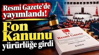 Fon Kanunu Resmi Gazete'de Yayımlandı