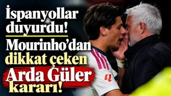 Jose Mourinho Arda Güler Kararını Verdi