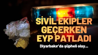 Diyarbakır’da Sivil Polis Aracının Geçişi Sırasında EYP Patladı: Doğrudan Hedef Alınmadı
