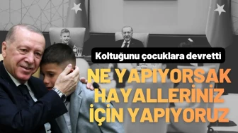 Cumhurbaşkanı Erdoğan: Ne Yapıyorsak Sizin İçin