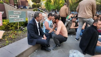 Saadet Partisi'nden Açlık Grevindeki Maden İşçilerine Ziyaret