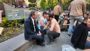 Saadet Partisi'nden Açlık Grevindeki Maden İşçilerine Ziyaret