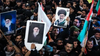 Ali Hamaney İçin Kerbela Kentinde Cenaze Töreni Yapıldı