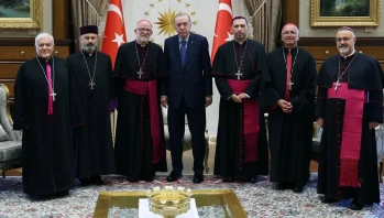 Cumhurbaşkanı Erdoğan Katolik Episkoposlar Heyetini Kabul Etti