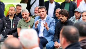 Mahmut Arıkan'dan Eylemdeki Şehit Aileleri ve Gazilere Destek