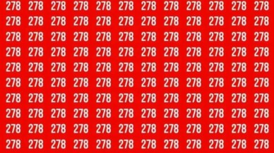 Resimdeki 278'ler arasından 218’i kaç saniyede buldunuz? 3 saniyeden uzun sürdüyse göz doktoruna görünün