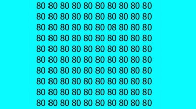 Resimdeki farklı sayıyı 7 saniyede bulanlar yüksek zekaya sahip: 2 gündür 2 dk'nın altında bulan yok Şimdi hemen kendini test et