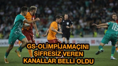Galatasaray - NK Olimpija maçı saat kaçta,  şifreli mi şifresiz mi? uydudan şifresiz veren kanal