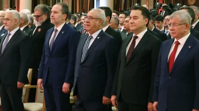 Beştepe'deki Programda Dikkat Çeken Fotoğraf