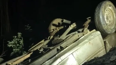 Antalya'da Uçuruma Yuvarlanan Otomobildeki 1 Kişi Öldü, 1 Kişi Yaralandı