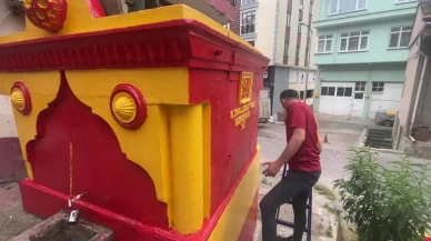 Bu Çeşme 42 Yıldır Şampiyonun Renkleriyle Boyanıyor