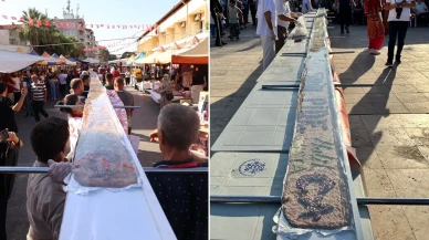 Aydın'da 13 Metre 20 Santimetre Uzunluğunda Pide Yapıldı