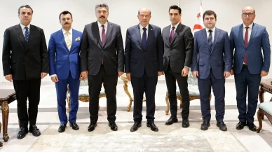 KKTC Cumhurbaşkanı Ersin Tatar Havelsan Heyetini Kabul Etti