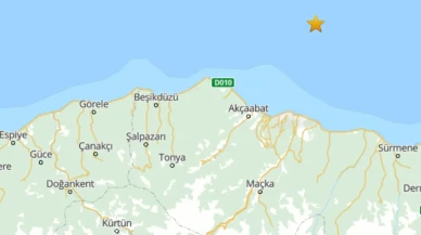 Trabzon Ortahisar Açıklarında Deprem