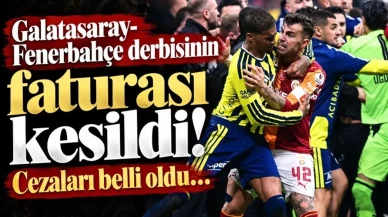 Derbinin Cezaları Açıklandı