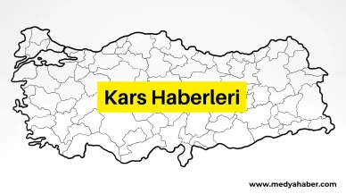 Kars'ın Sarıkamış İlçesine Kar Yağdı