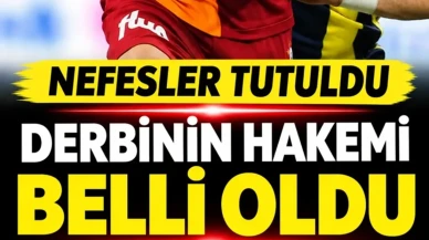 Galatasaray Fenerbahçe Derbisini Yönetecek Hakem Açıklandı