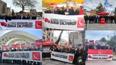 Saadet’ten “Deprem Düdüğü” Eylemi