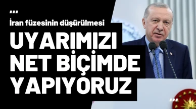 Erdoğan’dan İran Füzesiyle İlgili Açıklama