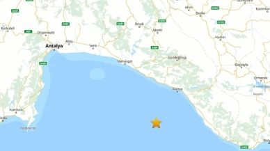 Antalya Alanya'da Deprem Oldu