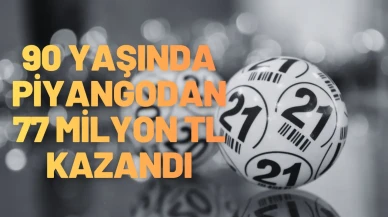 90 Yaşında Piyangodan 77 Milyon TL Kazandı
