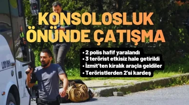 İsrail'in İstanbul Konsolosluğu Önünde Çatışma