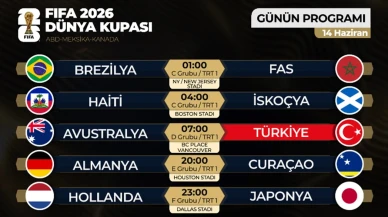 Dünya Kupası'nda Bugün 5 Maç Oynanacak