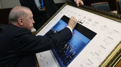 Cumhurbaşkanı Erdoğan NATO Zirvesi Tablosunu İmzaladı