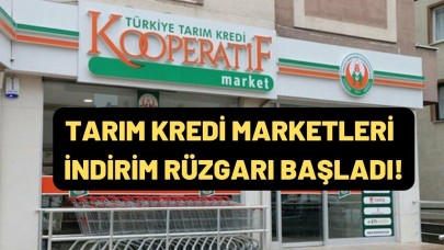 Tarım Kredi Marketleri ay sonu indirim rüzgarı! Birbirinden zengin ürünler ürünler ucuzun ucuzu